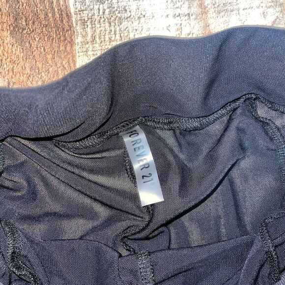 Black sheer bell bottom pants forever21 - Picture 10 of 10